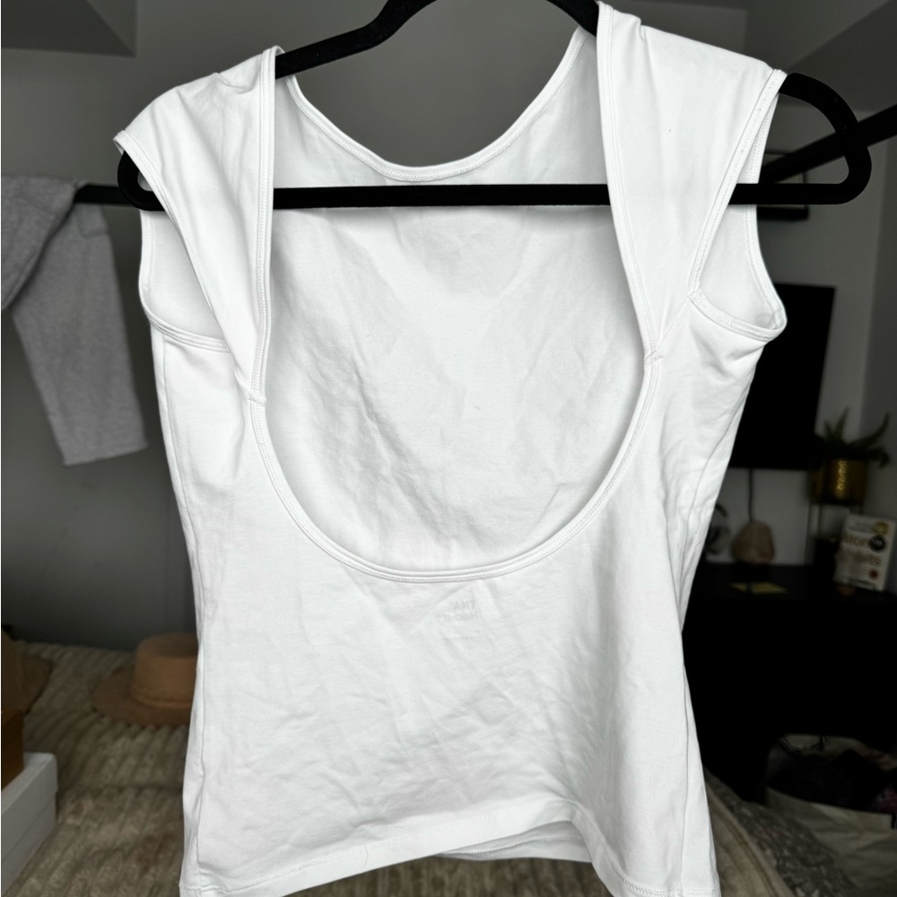 TNA - White Backless Sleeveless -NWOT
